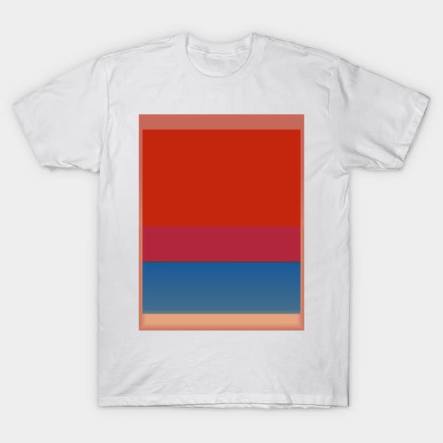 №1(Royal red and blue) T-Shirt by Dimedrolisimys